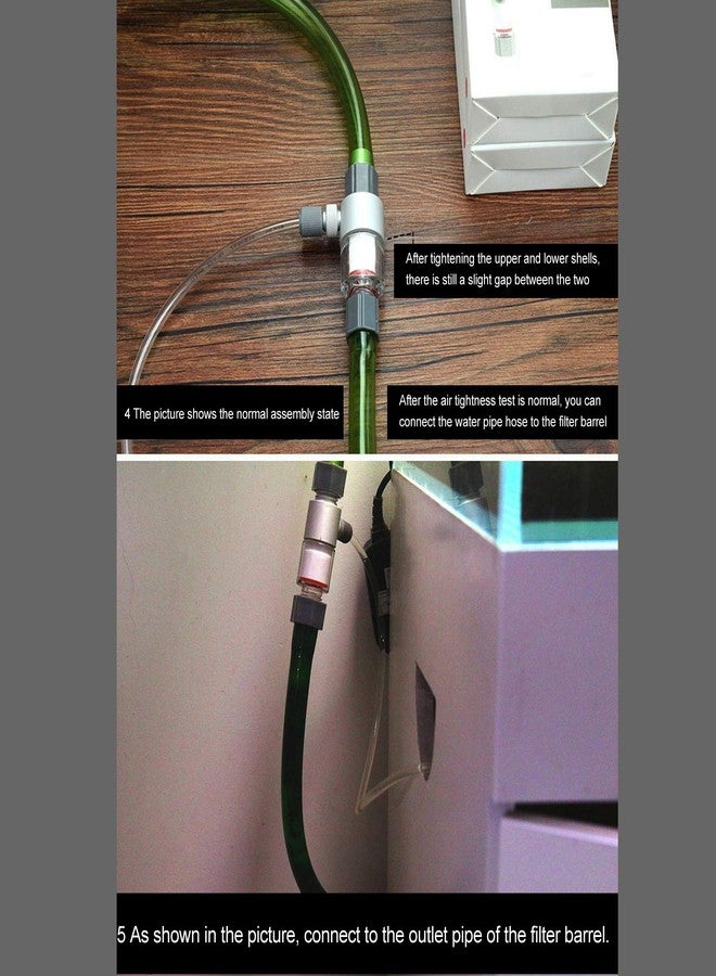 Zerodis Aquarium CO2 Atomizer, Fish Atomizer Outer‑ CO2 Diffuser CO2 Reactor Diffuser Fish Accessory(M1 12/16mm) - Image 4