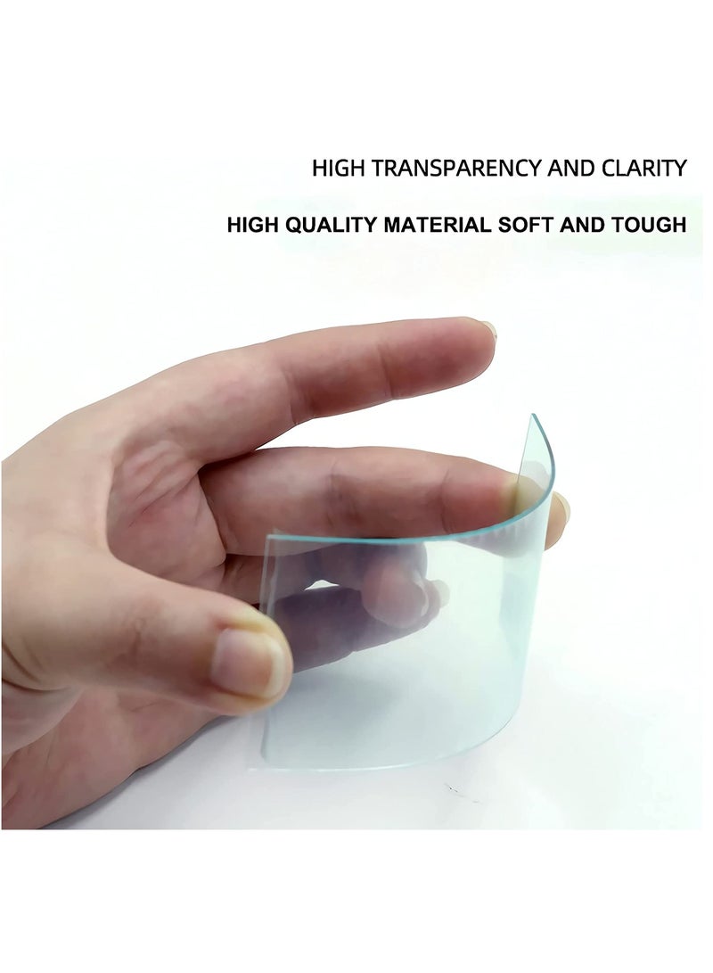 Welding Protection Lenses, Automatic Dimmable Transparent Plastic Welding Mask Protection Sheet, High Definition For Welding Caps, Splash-proof, Dust-proof and Sand-proof 10Pcs - Image 2