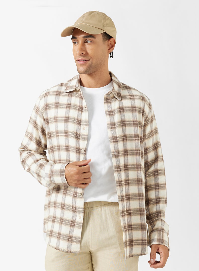 سفنتي فايف قميص كلاسيكي بقصة عادية - Image 1