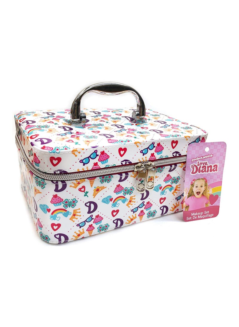 Love Diana Love Diana  Deluxe Train Set-Make Up Toy in Zip-Up Carry Case for Girls  - Image 1
