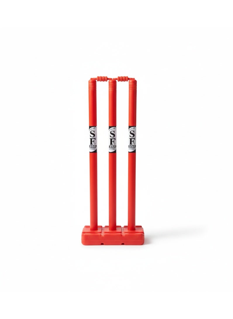 اس اف جذوع كريكيت مع دعامات - قاعدة ثابتة، متينة وناعمة الملمس لمباريات جميع المستويات - Image 5