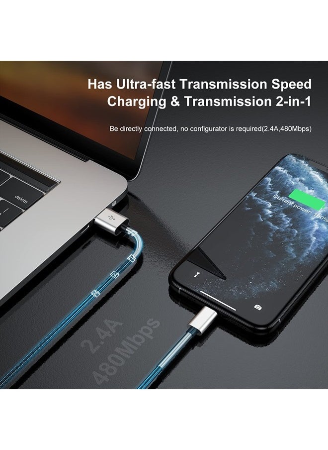 Kitminun - 2Pack 10ft iPhone Charger Cable, [ Apple MFi Certified ] Long Lightning Cable 10 Foot, High Fast 10 Feet Apple Charging Cable Cord for Apple iPhone 14/14 Pro Max/13 Mini/12/11/XS/XR/8/7Plus/6s/5s iPad - Image 1