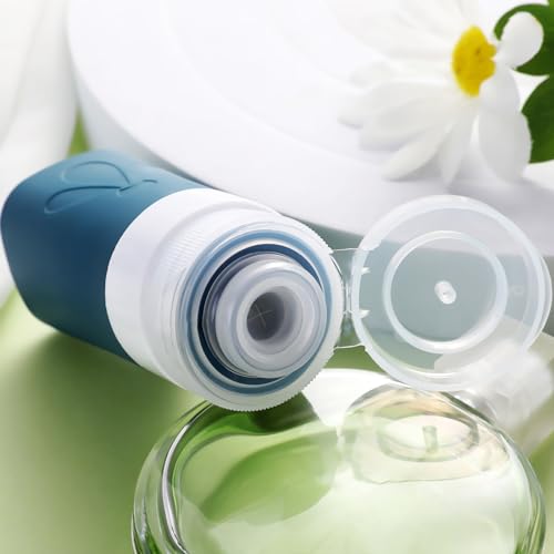 INSFIT Travel Bottles for Toiletries TSA Approved 2oz Travel Size Toiletries BPA Free Leak Proof Squeezable Silicone Tubes Travel Essentials for Shampoo Conditioner Lotion Soap - Image 3