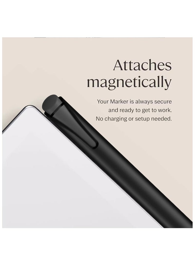 Magnetic stylus with eraser, Marker Plus replacement, palm rejection, tilt support - Image 3