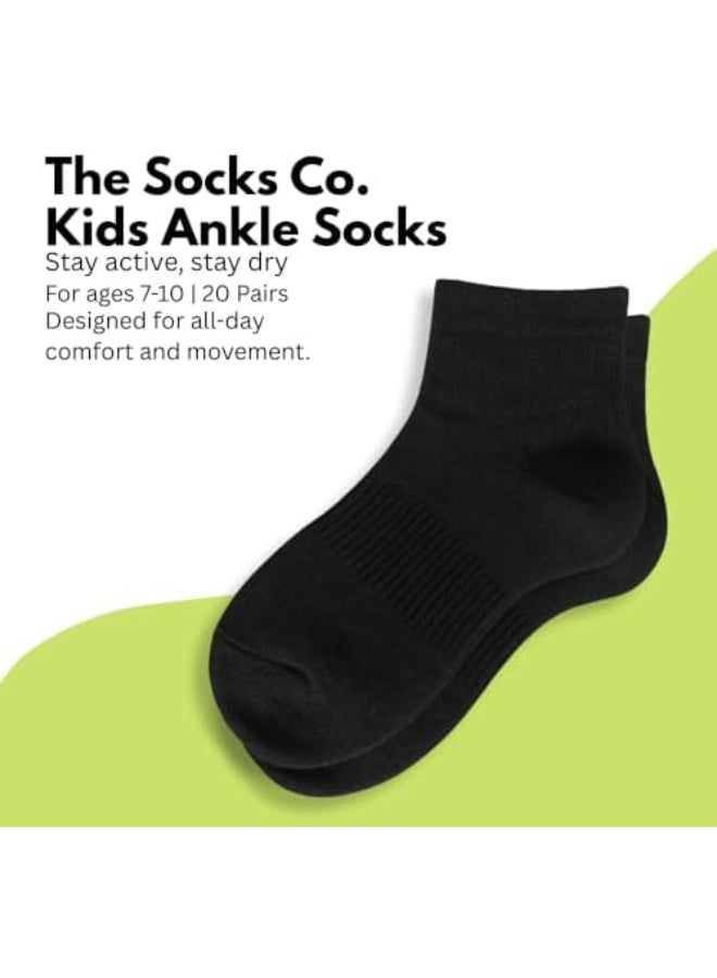 turtees Kids Ankle Socks Multipack | Soft Cotton Blend | Stretch Fit | Breathable & Comfortable | Daily Wear Socks for Toddlers & Kids - Image 5