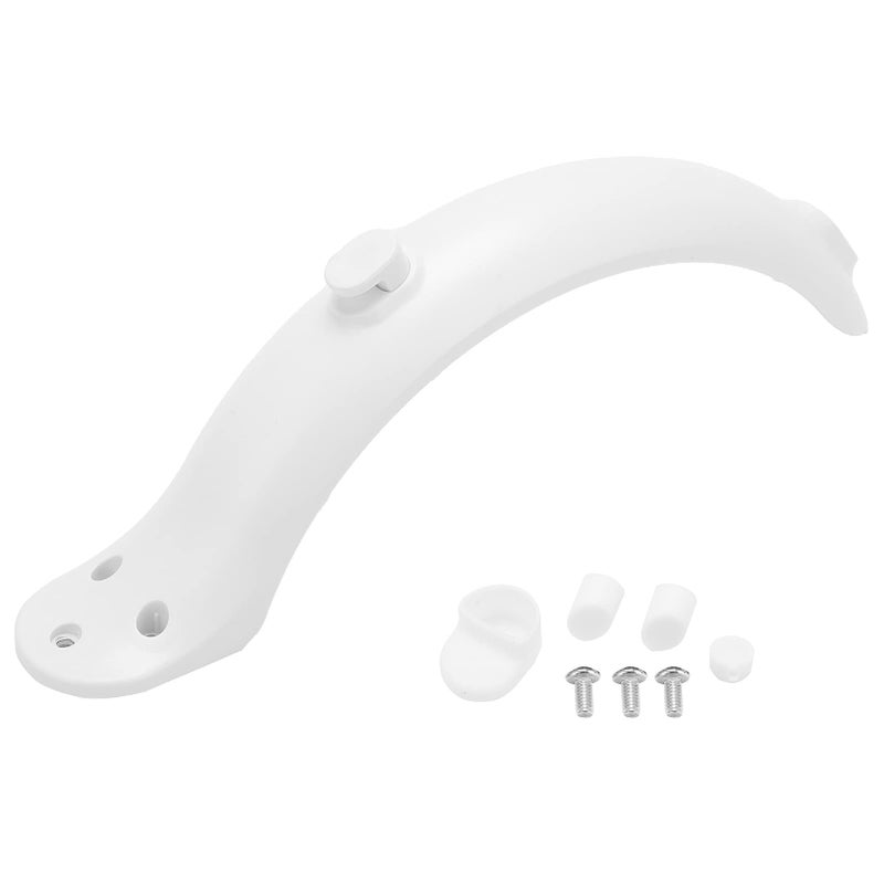 Electric Scooter Rear Mudguard With Hooks And Screws Accessories White - Image 2