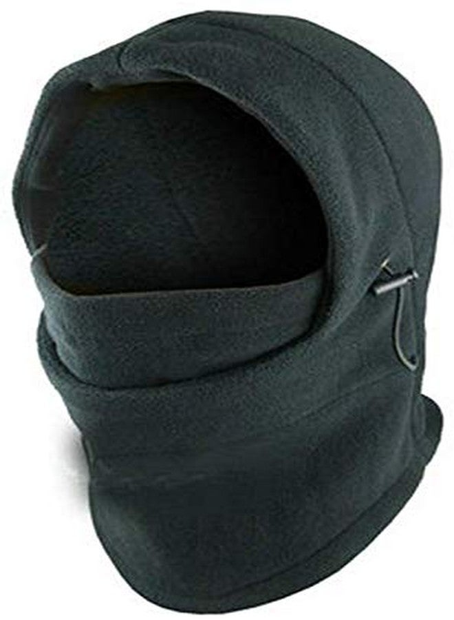 Motoway Men's Neck Warmer Hoods Ski Motor Hat Thermal Balaclava Scarf Fleece Face Cs Mask 6-in-1 (Black, One Size Fits All), Pack of 1 - Image 2