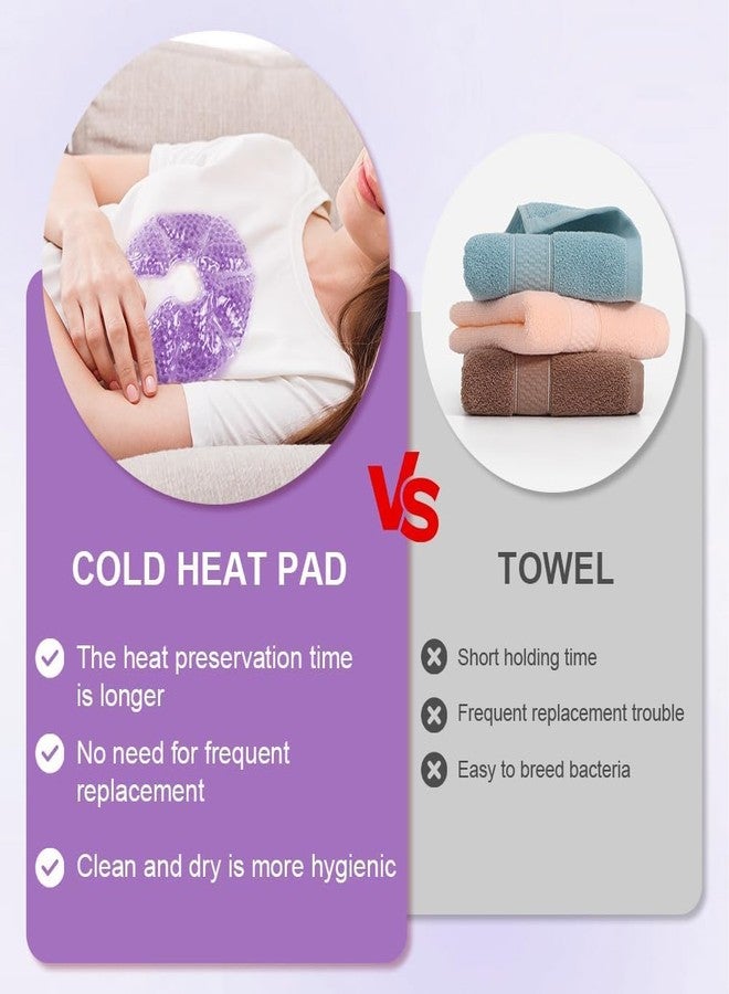 Suicune Breast Therapy Packs, Cold & Hot Breast Pads,Postpartum Breastfeeding Relief, for Nipple Pain Relief, Mastitis, Engorgement, 2 Pack Gel Pads with 2 Soft Covers - Image 5