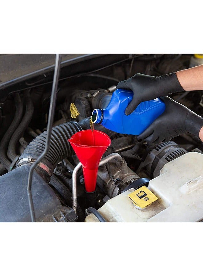 100-Piece Nitrile Powder Free Gloves Set Black M - Image 5