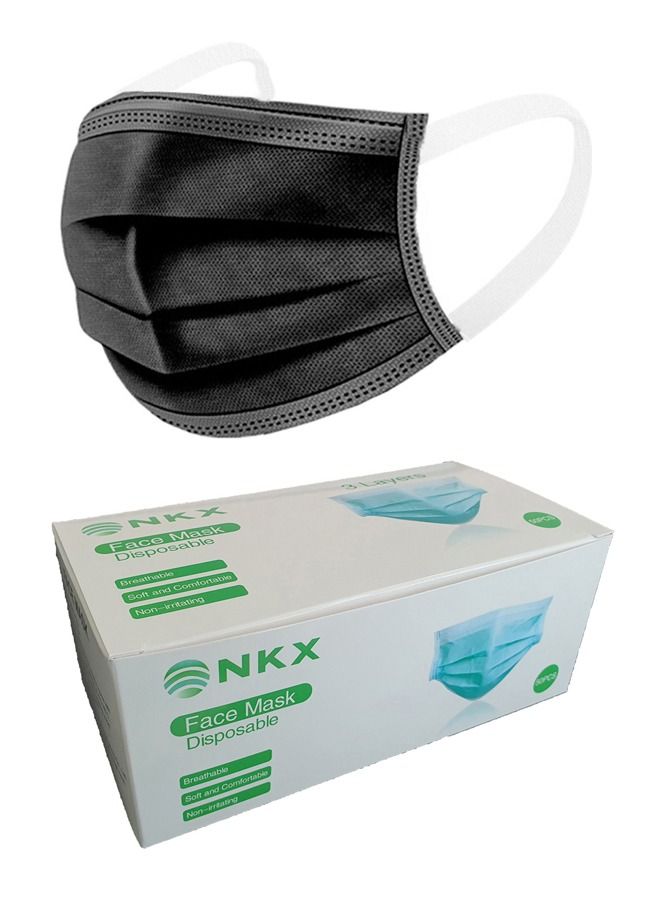 NKX 50-Piece Disposable 3 Ply Kids Face Mask - Image 1