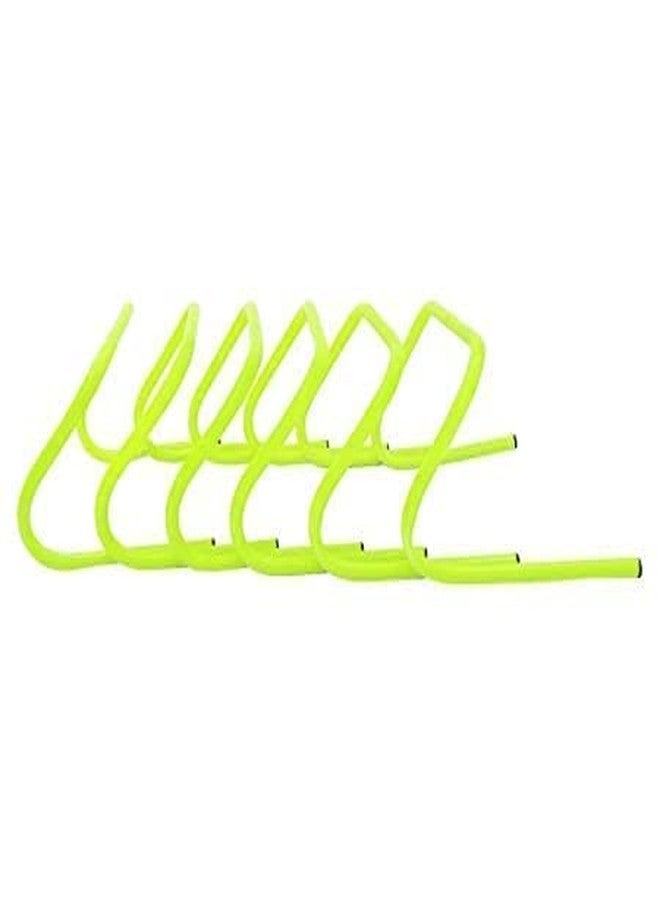 Evoolve Speed Training and Practice Hurdle Track and Fields 6 inch for Unisex Adult Yellow Color Pack of 1 (6 Pieces) - Image 3