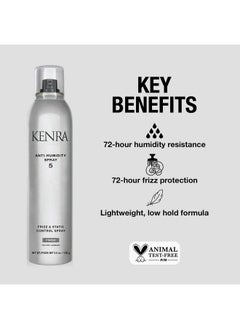 Kenra Professional Kenra Antihumidity Spray 5 | Frizz & Static Control Spray |72Hour Humidity Resistance & Protection | Lightweight Low Hold Formula | Thermal Protection | 5Oz  - Image 3