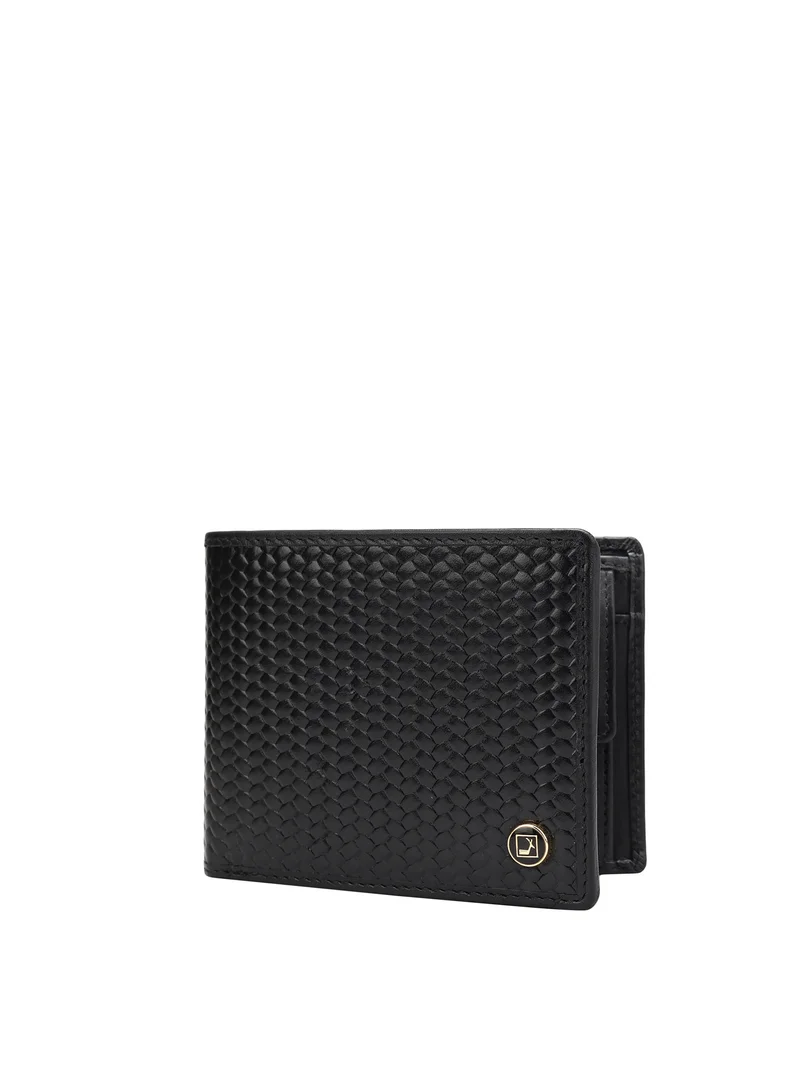 Da Milano Genuine Leather Black Mens Wallet
