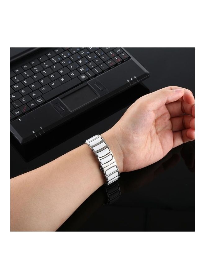 NIBEMINENT Replacement Watchband For Apple Watch Black/Gold - Image 5