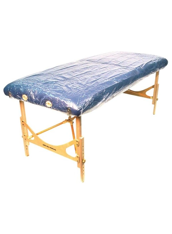 Disposable Bedspread Cover SPA Massage Treatment Table Sheets Transparent Beauty Bed Waterproof Film Couch, Disposable Massage Bed Cover, 50 PCS - Image 3