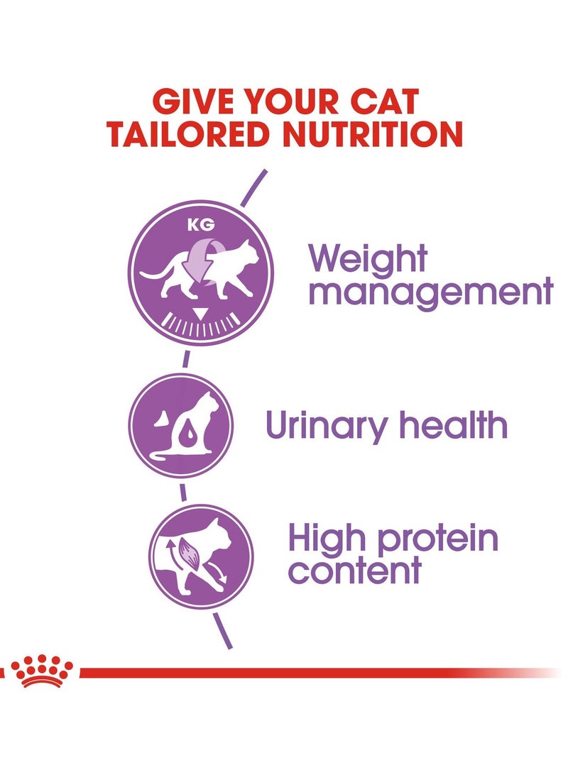 Royal Canin Sterilised Cats Dry Food – Complete Nutrition for Neutered Cats 400g - Image 4