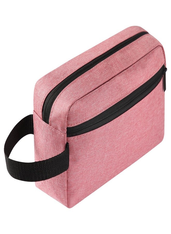 Icramsy Travel Toiletry bag Toiletry bag for women men Hanging Cosmetic bag Travel accessories for Women Men (Dusky pink) - Image 1