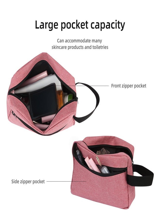 Icramsy Travel Toiletry bag Toiletry bag for women men Hanging Cosmetic bag Travel accessories for Women Men (Dusky pink) - Image 4