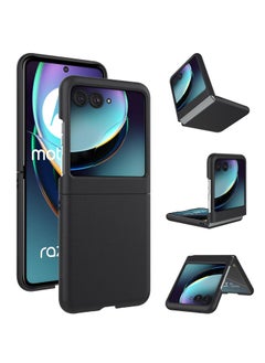 Slim Fit Moto Razr Plus 2023 Case, Frosted Feel Case, Lightweight Shockproof Case Cover for Motorola Razr+ 2023 5G&Razr40Ultra (Black, Wireless Charging Support)