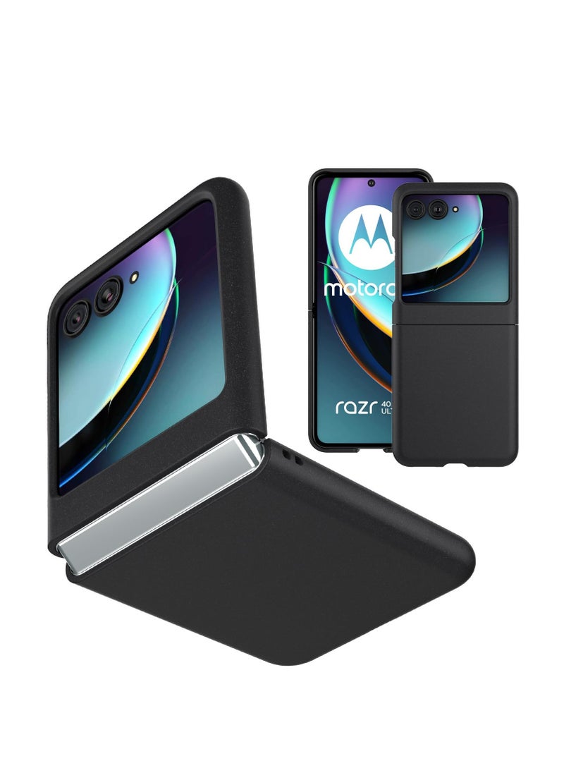 Excefore - Slim Fit Moto Razr Plus 2023 Case, Frosted Feel Case, Lightweight Shockproof Case Cover for Motorola Razr+ 2023 5G&Razr40Ultra (Black, Wireless Charging Support) - Image 1