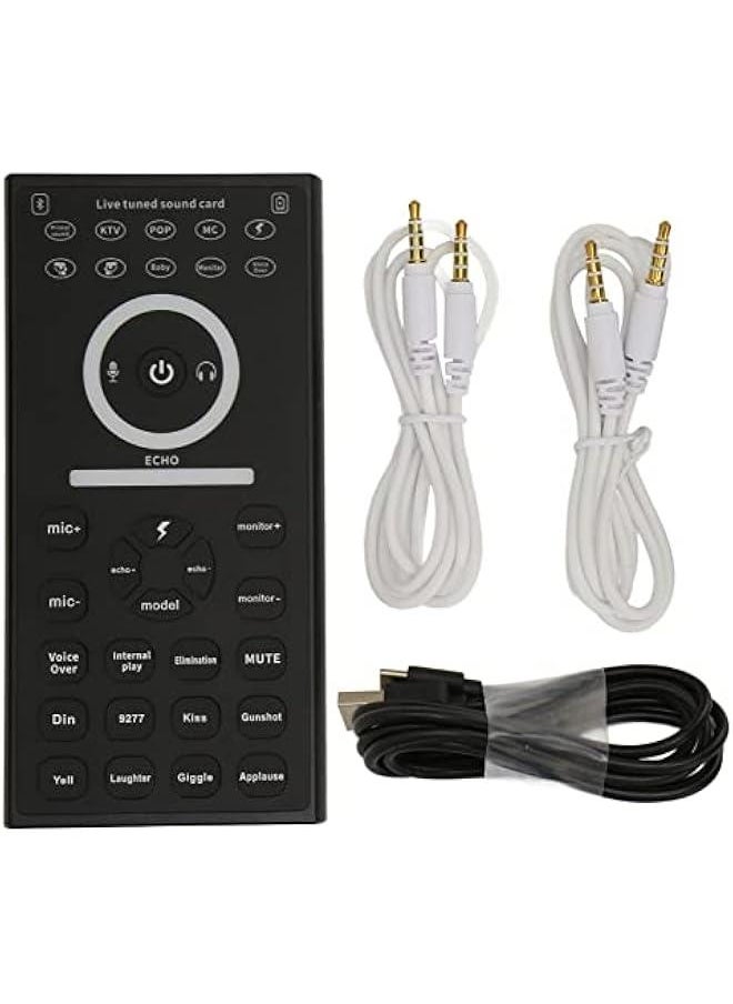 Generic Small Voice Modulator, Wide Range Audio Effects, Easy Setup Portable Sound Mixer, Voice Altering Mic for Smartphone Computer  - Image 1
