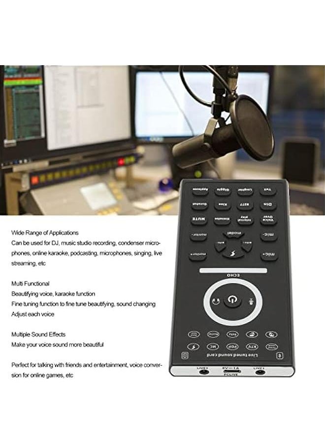 Generic Small Voice Modulator, Wide Range Audio Effects, Easy Setup Portable Sound Mixer, Voice Altering Mic for Smartphone Computer  - Image 2