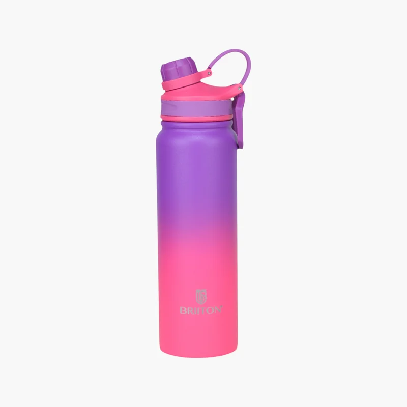Briiton Water bottle -800Ml Double wall (stainless steel) Insulated Bottle-keeps Hot and Cold