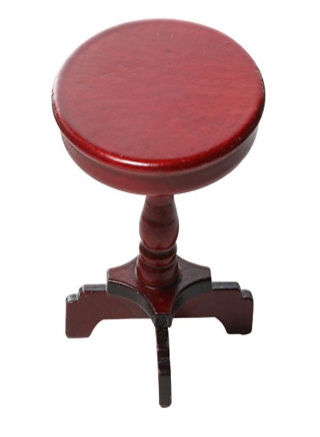 Amosfun Dollhouse Coffee Table Mini End Table Small Wooden Dollhouse Furniture Living Room Scene Decoration 2.04 x 1.96 x 1.96 Inches - Image 1