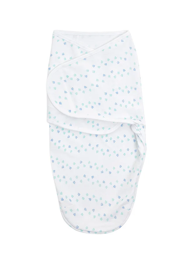 ايدن + أناي Essentials Easy Wrap Swaddle, Cotton Knit Baby Wrap, Newborn Wearable Swaddle Sleep Sack