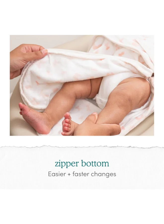 ايدن + أناي Essentials Easy Wrap Swaddle, Cotton Knit Baby Wrap, Newborn Wearable Swaddle Sleep Sack