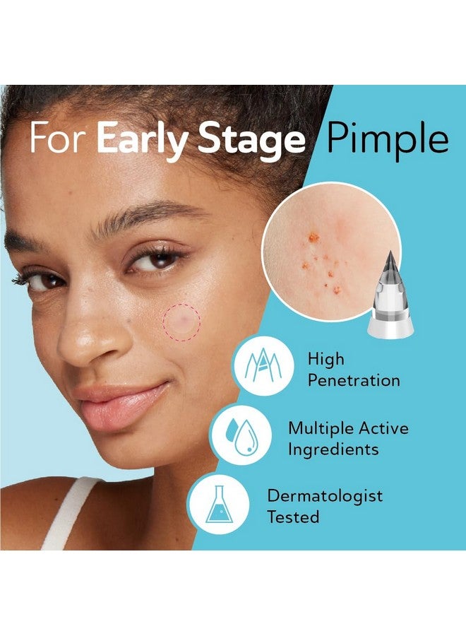 DERMA ANGEL Microdart Acne Patches for Deep Blemishes - 18 Dots - Hydrocolloid Pimple Patch with Salicylic Acid, Azelaic Acid, CICA & Vitamin C - Targets Stubborn Blemishes, Dark Spots & Cystic Acne