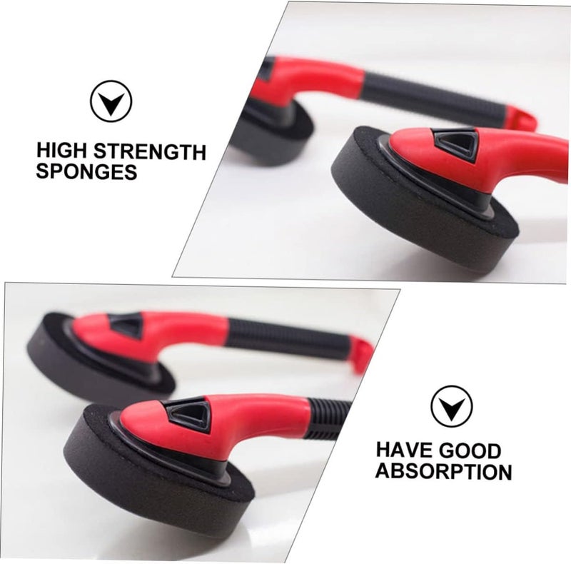 Ciieeo Car Wheel Cleaning Supplies Tire Polish Brush Sponge Auto Waxing Sponge for Car Detailing - Image 4
