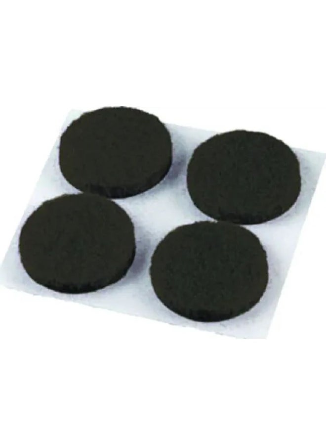 ACE 12-Piece Medium Duty Easy to Use Round Self-Adhesive Felt Pads Brown 3/4 Inch 9959 - Image 3