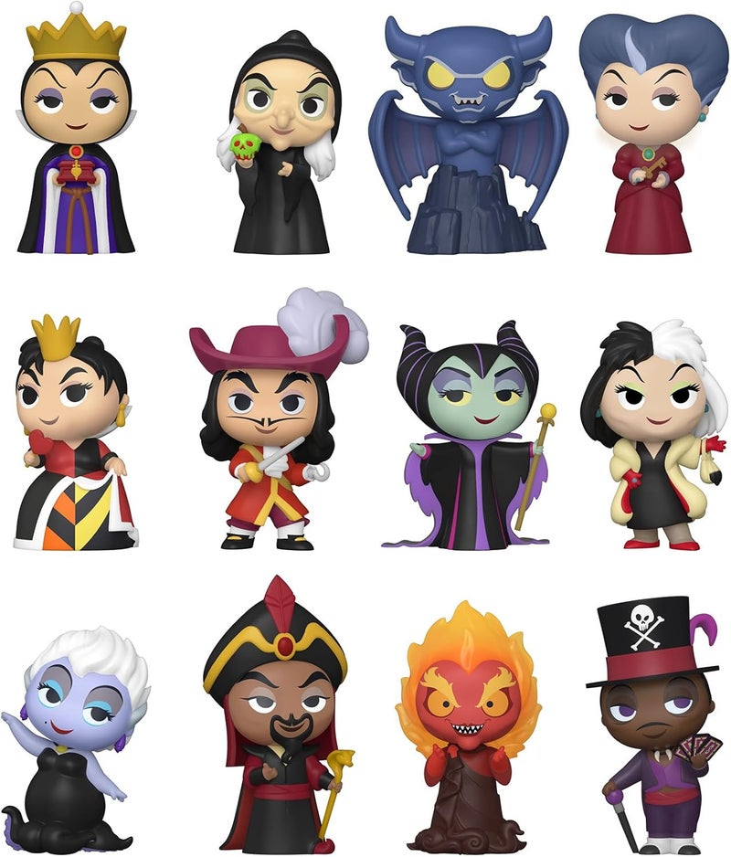 Funko Mystery Mini Disney Villains  Maleficent  12 Pieces PDQ  Collectible Vinyl Figure  Gift Idea  Official Merchandise  for Kids  Adults  Movies Fans  Mini Figure for Collectors - Image 2