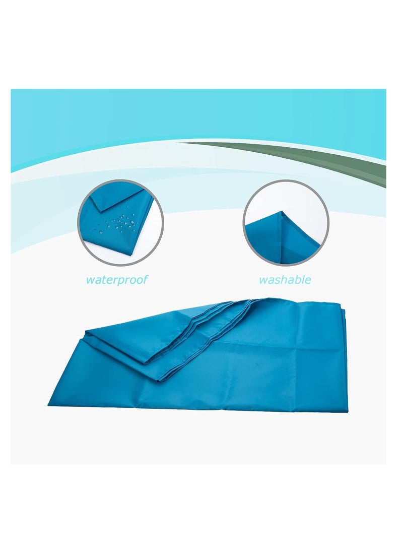 ماكدو وسادات قماش زلق متحركة للمريض، وسادات رعاية متحركة للمريض، وسادات رعاية المسنين، وسادات رعاية المسنين وسادات رعاية المسنين - للسيارات والمركبات والكراسي المتحركة ونقل الأسرّة - المستشفيات والرعاية المنزلية (أزرق، 70 × 70 سم) - Image 5