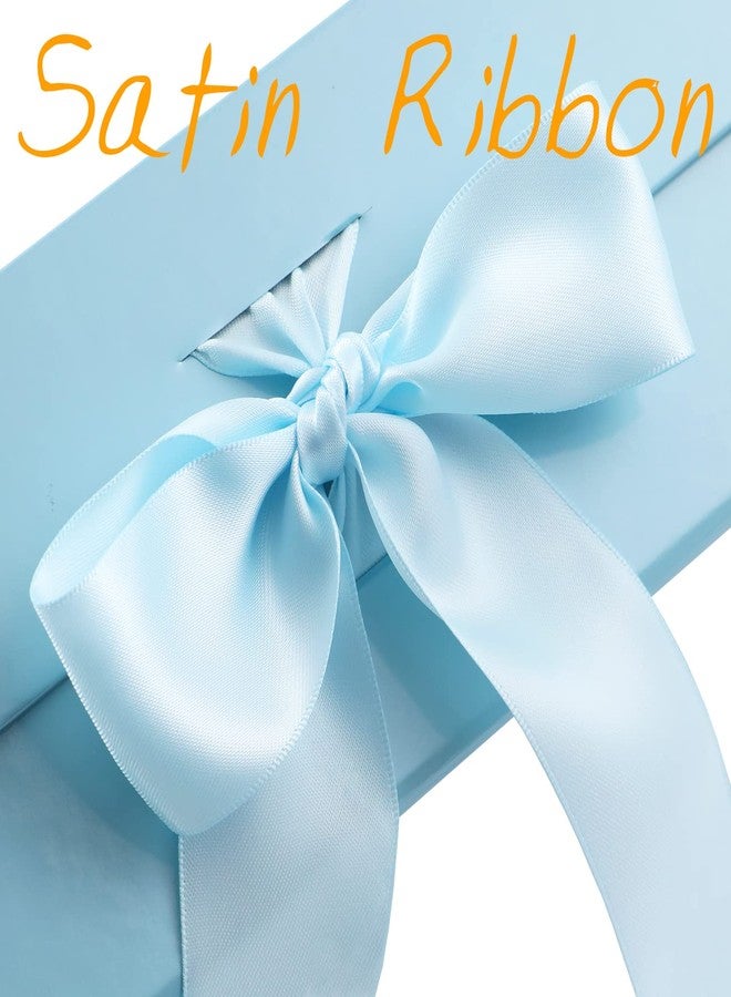 GREEN BEAN Large Gift Box with Lid for Present 13x9.7x3.4 Inches, Baby Blue Magnetic Box with Ribbon, Bridesmaid Proposal, Luxury Gifts Box(Glossy Baby Blue) - Image 4