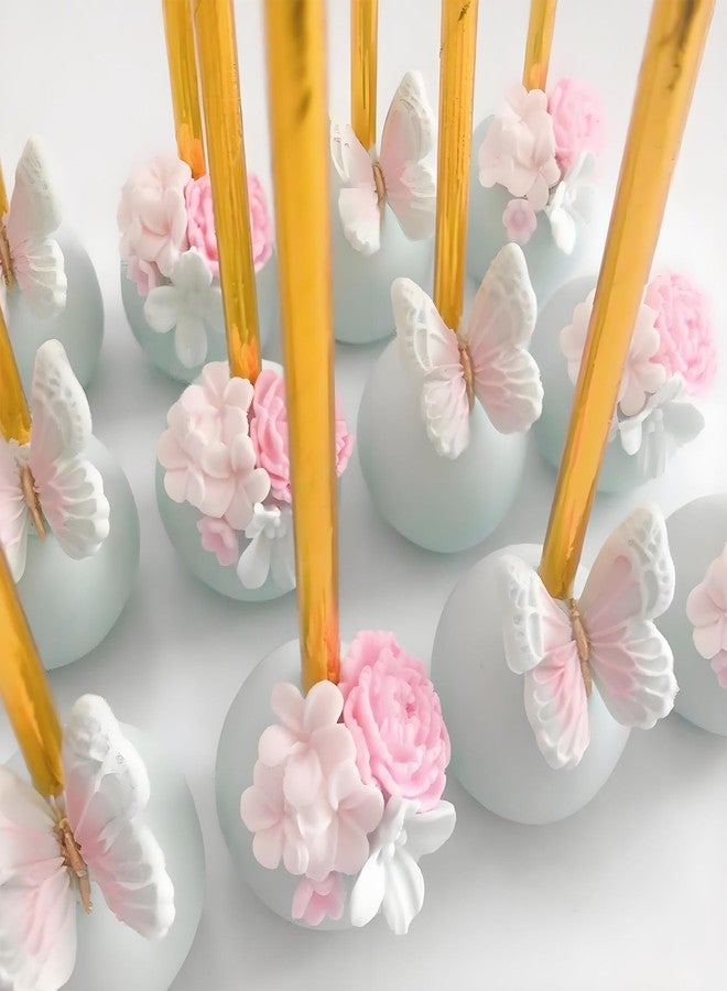 Xcake Lcook Butterfly Chocolate Silicone Molds, 5pcs Butterflys Fondant Mold, Mini Butterfly Kitchen Baking Mold for Cake Decoration Cupcake Topper Candy Sugar Craft Gum Paste Clay Resin - Image 4
