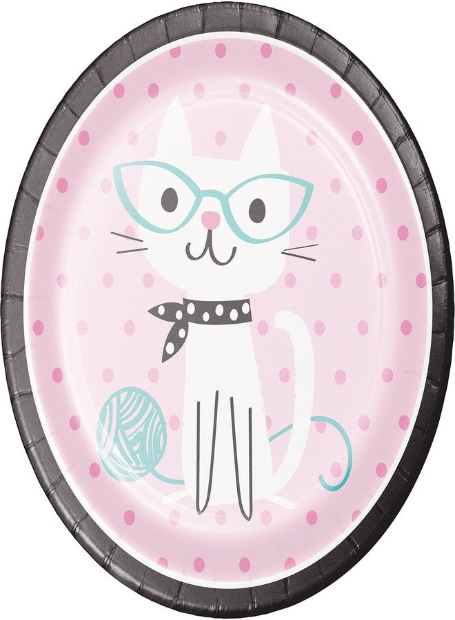 Creative Converting Cat Party Paper Plates, 24 ct - Image 1