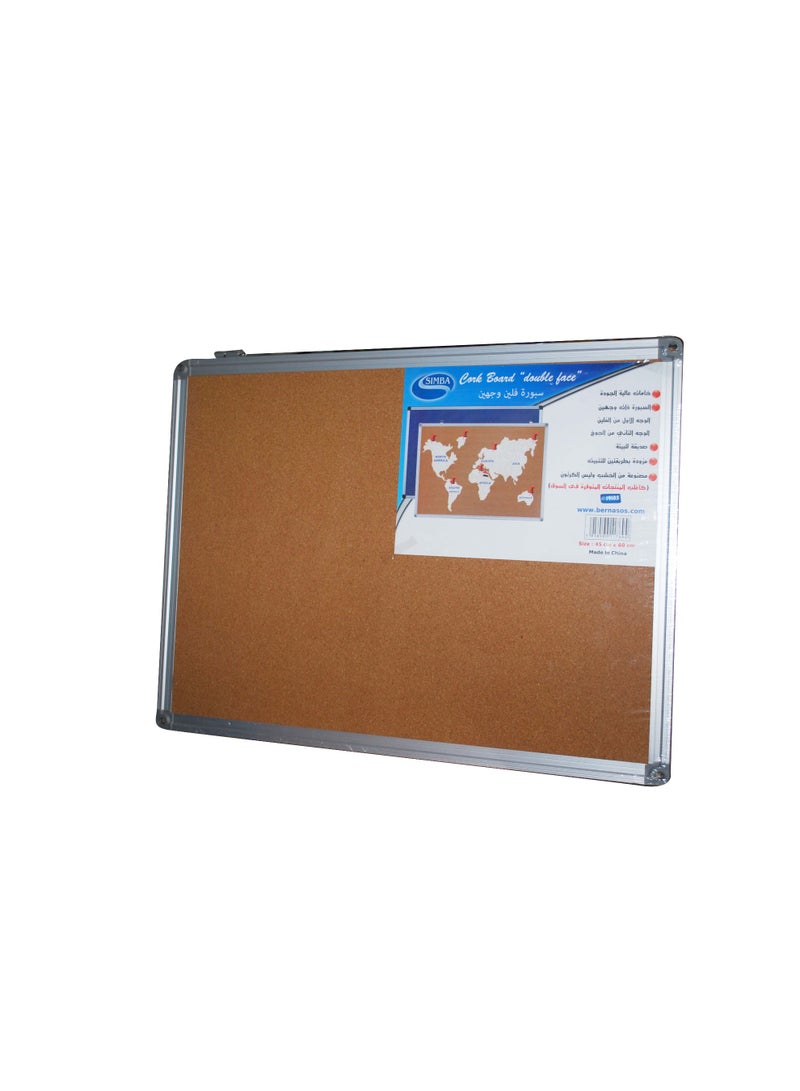 Simba board felt surfaces both sides 45 × 60cm Model CB6045