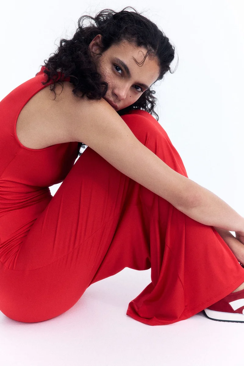 H&M Draped bodycon maxi dress