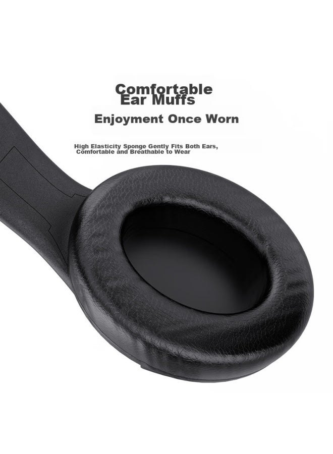 Kovol Wired Computer Headphones Over-ear For Students, Online Cl, Study, Calls, Meetings, English Listening Exams, Postgraduate Entrance Exams Headset With Microphone 3.5mm - Image 4