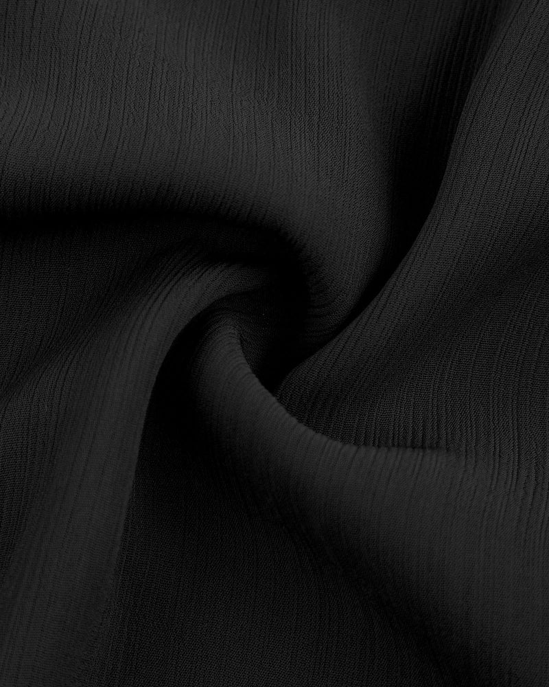 Timeson Blouses for Women Fashion 2024: 3/4 Sleeve - Work Attire for Women Office Black Tunics Tops for Leggings Ladies V Neck Chiffon Dress Shirts Professional Formal Clothes Business Casual Large - Image 4