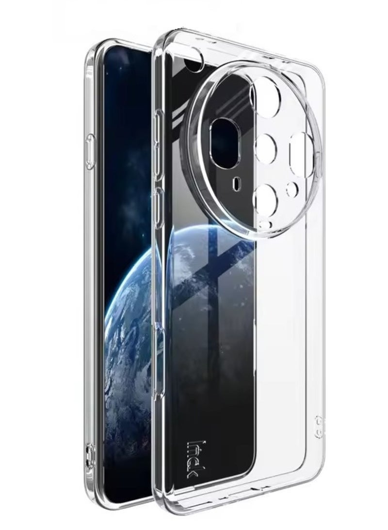 Case for OPPO Find X8 Ultra, Clear Slim Crystal Case Anti-Scratch Bumper Cover Flexible Soft TPU Anti-Fall Reinforced Corner Shockproof Transparent Case for OPPO Find X8 Ultra - Image 1
