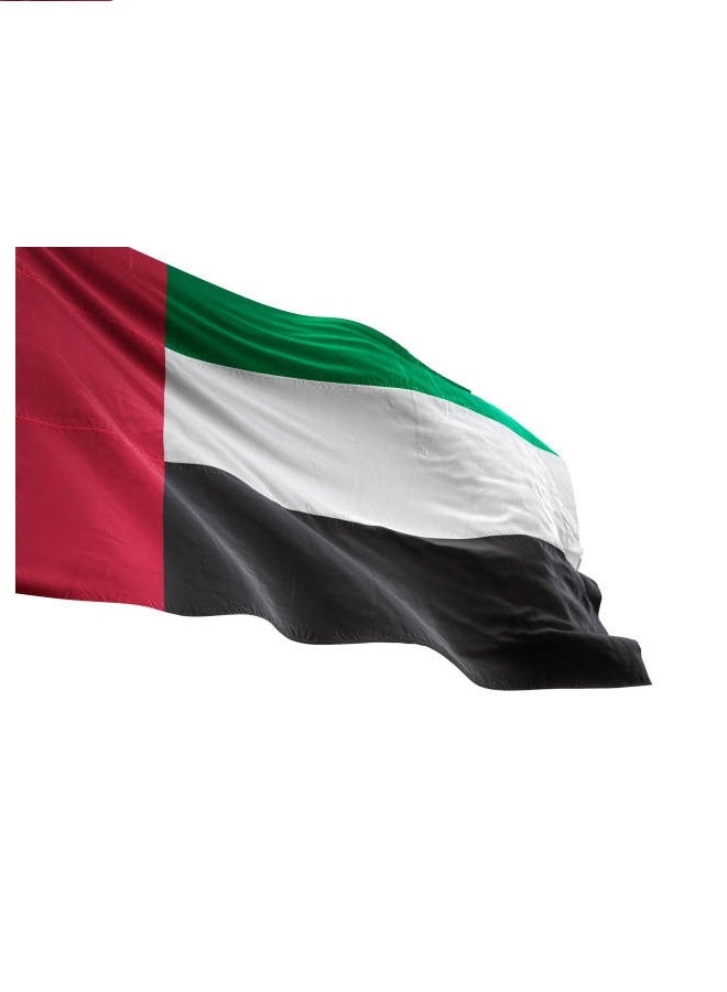 Buyco UAE Flag 1 By 2 Meters UAE National Day Flag Stitched In Strong Polyester Material Long Durability Indoor & Outdoor - Image 1