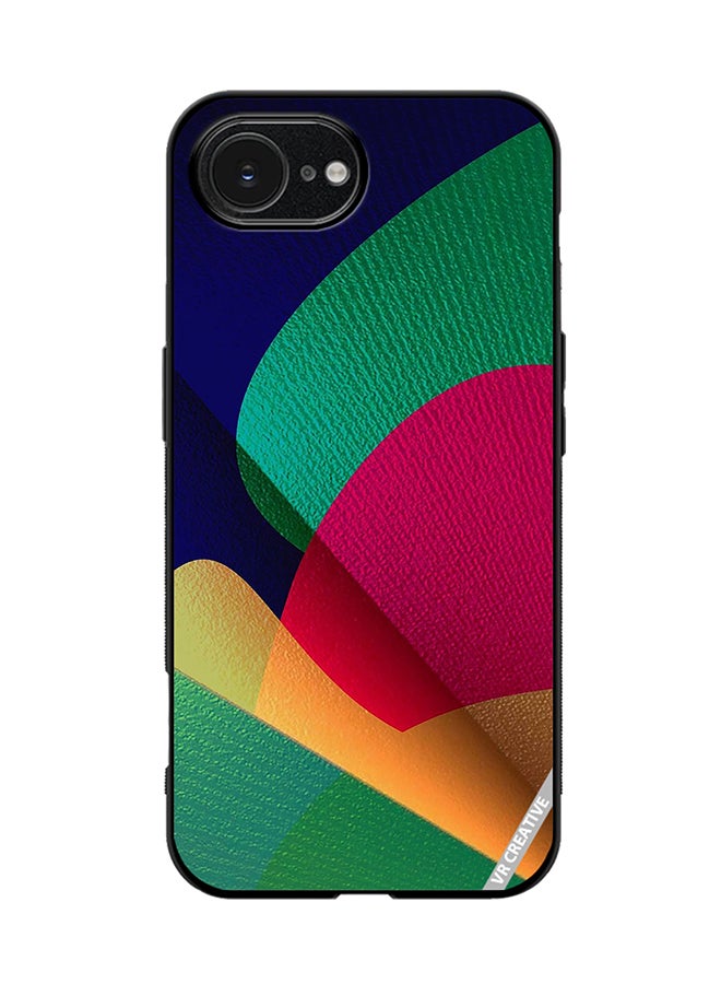 VR CREATIVE Protective Case Cover For Apple iPhone 16e Abstract Design Multicolour