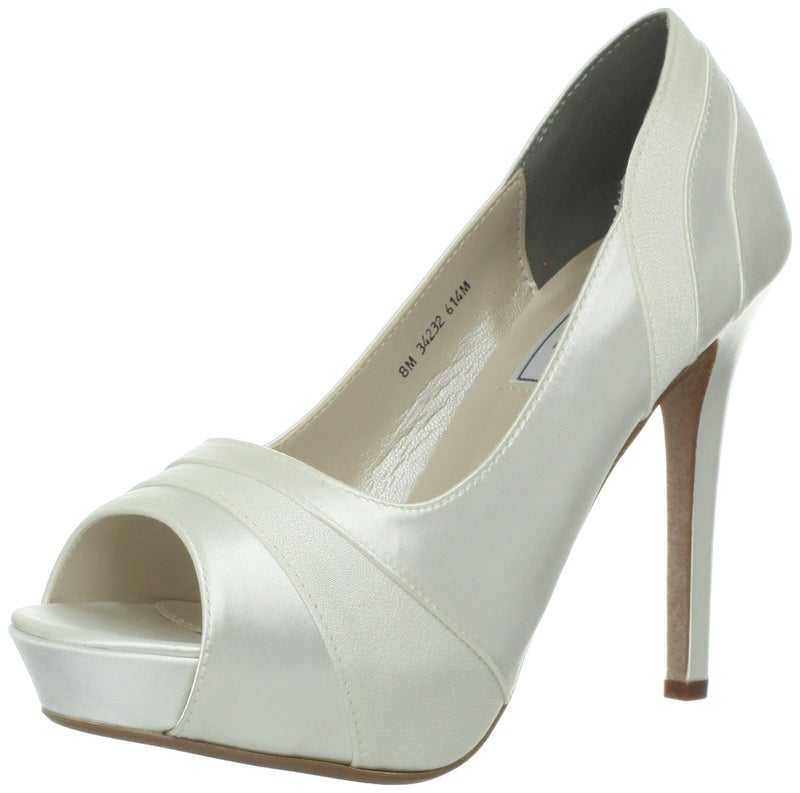 Touch Ups Women's Emmy Mary Jane Pump,White Satin,5 M US - Image 3