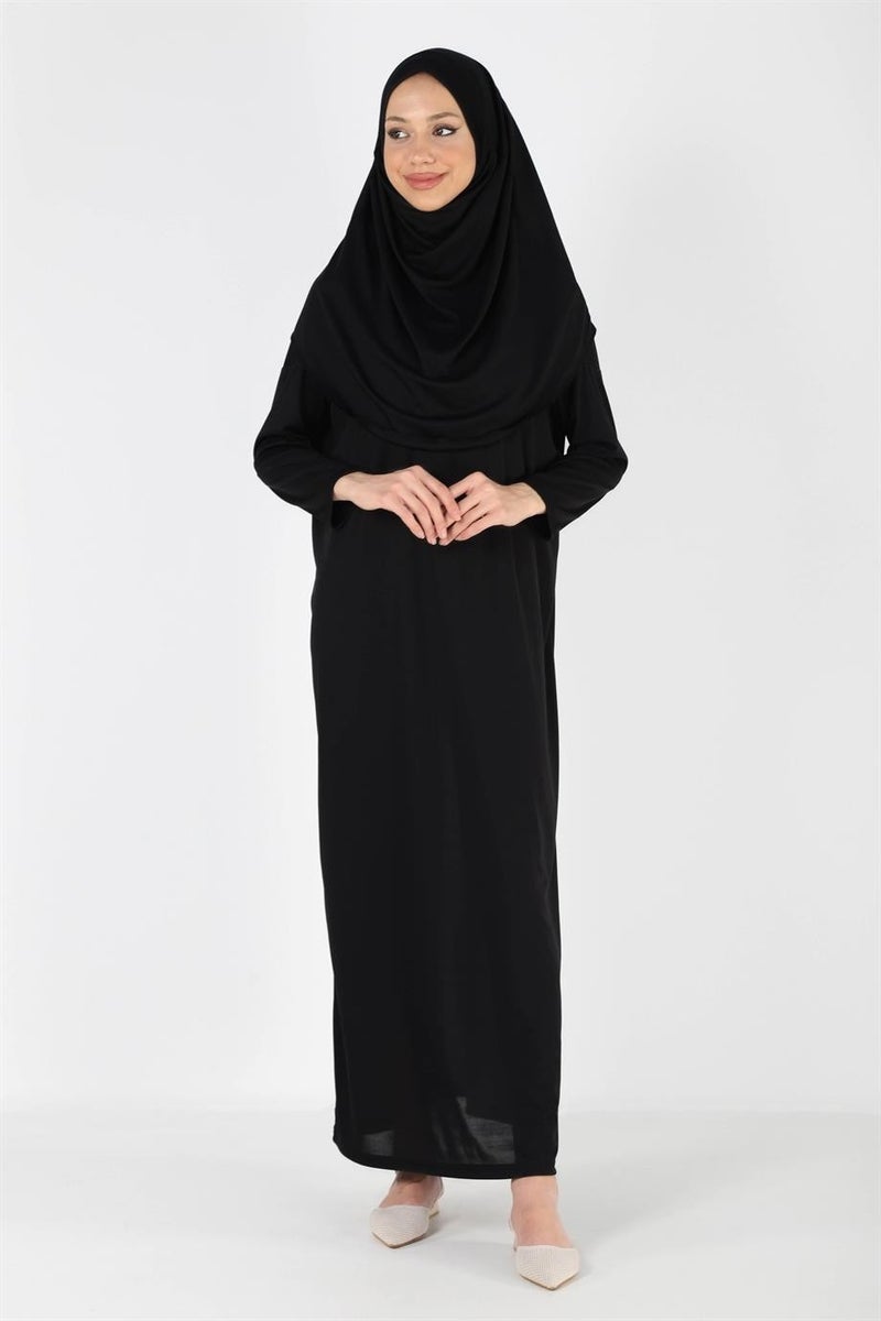 Plistre 2133_One Piece Non-Slip Headscarf Prayer Hijab Dress  - Image 3