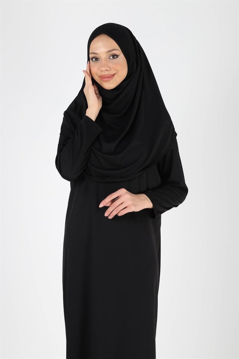 Plistre 2133_One Piece Non-Slip Headscarf Prayer Hijab Dress  - Image 2