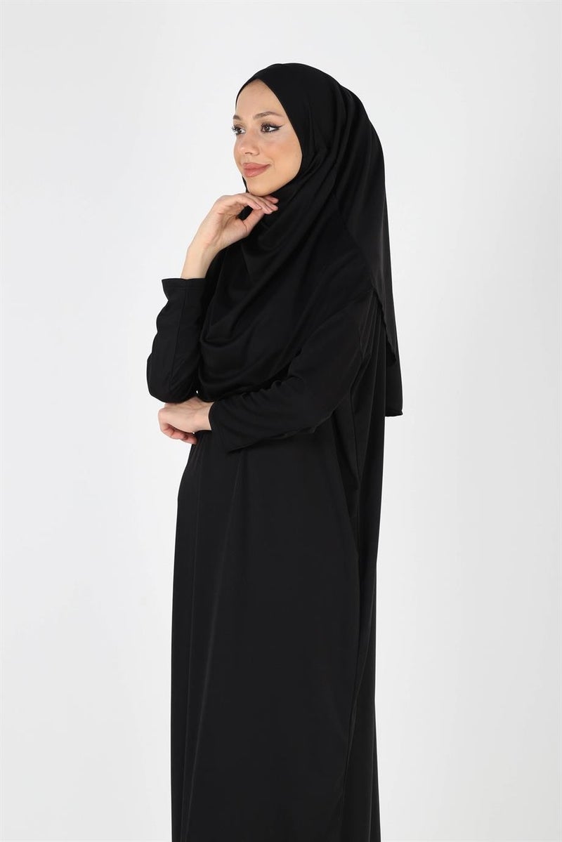 Plistre 2133_One Piece Non-Slip Headscarf Prayer Hijab Dress  - Image 4