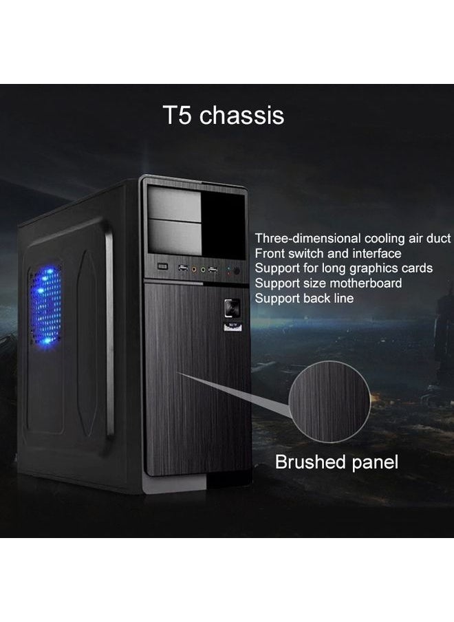 BURAQ T5 USB 2.0 Main Chassis 400x190x410mm Micro-ATX / ATX PC PC Desktop Computer Case  - Image 3
